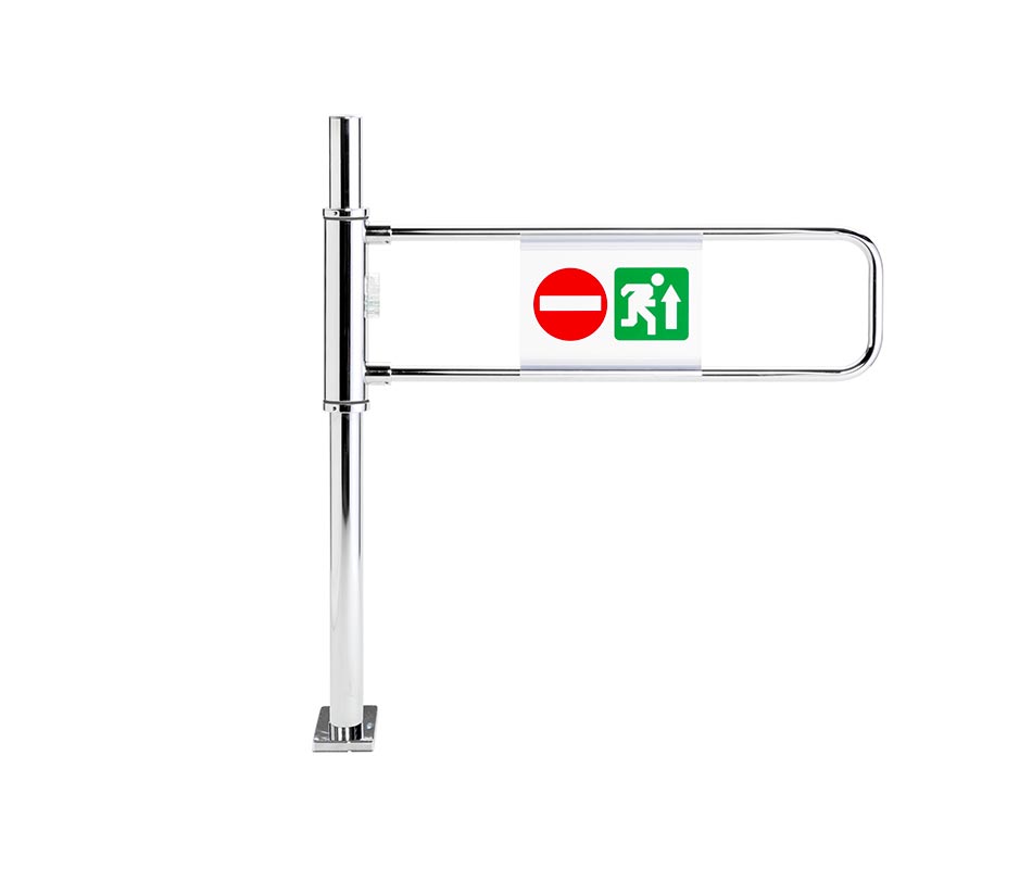 emergency exit bi-directional mechanical tubular gate